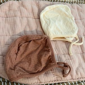 Zara baby bonnets